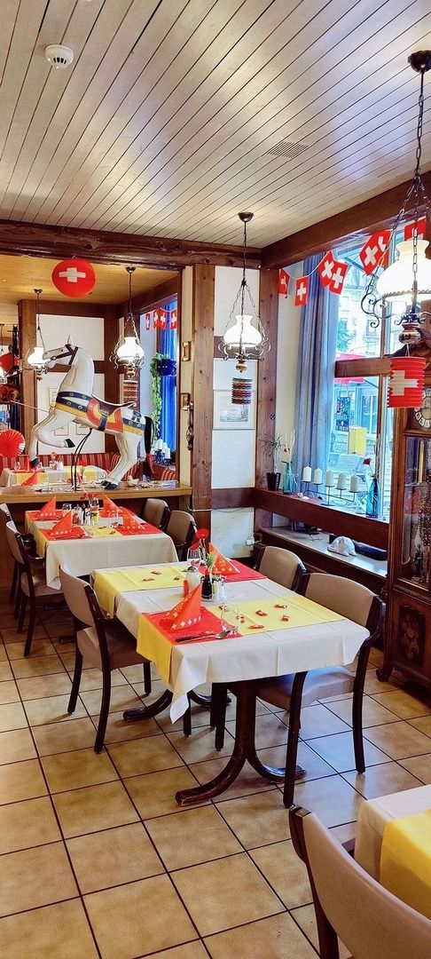 Unserer Restaurant dekoriert